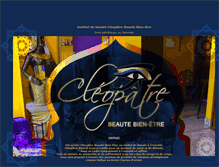Tablet Screenshot of cleopatrebeaute.com